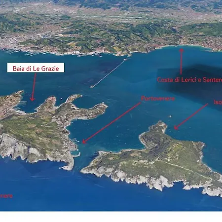 La Terrazza Sulla Baia Di Le Grazie Prázdninový dům